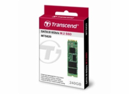 TRANSCEND SSD MTS820 240GB, M.2 2280, SATA III 6Gb/s, TLC