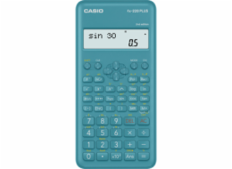 CASIO kalkulačka FX 220 PLUS 2E, modrá, školní, desetimístná
