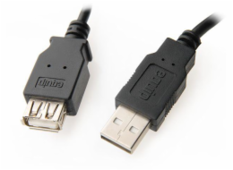 Kabel USB Equip USB-A - USB-A 1.8 m Czarny (128850)