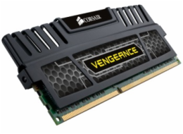 CORSAIR DDR3 1600MHz 8GB DIMM Unbuffered 10-10-10-27 Vengeance Black Heatspreader Supports Core i7 1.5V Black heatspreader
