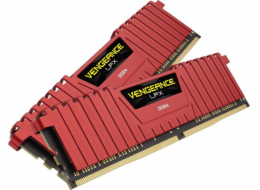 Corsair Vengeance LPX/DDR4/16GB/2666MHz/CL16/2x8GB/Red