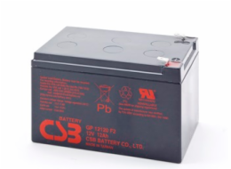 CSB 12V 12Ah GP12120 F2 - Pb záložní akumulátor VRLA AGM 12V/12Ah (GP12120 F2)