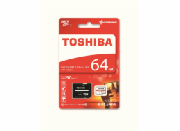MicroSDXC 64GB CL10 UHS1 + adap. TOSHIBA