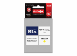 Activejet Inkoust AH-953YRX (náhradní inkoust HP 953XL F6U18AE; Premium; 25 ml; žlutý)