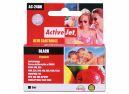 Activejet AC-24BN ink for Canon printer; Canon BCI-24Bk replacement; Supreme; 9 ml; black