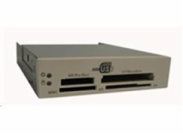EUROCASE Card reader 33in1-3,5" White