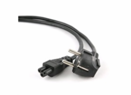 C-TECH Kabel síťový  1,8m VDE 220/230V napájecí notebook 3 pin Schuko