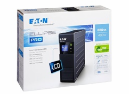 Eaton Ellipse PRO 650 IEC, UPS 650VA, 4 zásuvky IEC, LCD