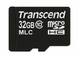 Transcend 32GB microSDHC (Class 10) MLC průmyslová paměťová karta (bez adaptéru), 20MB/s R, 16MB/s W
