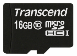 Transcend microSDHC         16GB Class 10 + SD-Adapter
