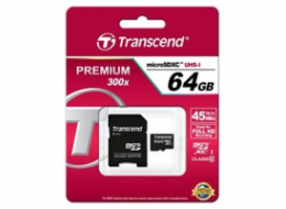 TRANSCEND Micro SDXC Class 10 UHS-I 64GB (45MB/s)