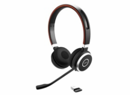 JABRA Evolve 65 Duo, USB-BT, MS (Skype), stojan