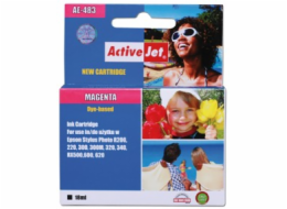 ACTION EXPACJAEP0057 Inkoust ActiveJet AE-483N Magenta 18 ml Chip Epson T0483