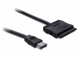 Delock kabel eSATAp na SATA 22 pin délka 0,5m, pro 2,5" i 3,5" HDD (84402)