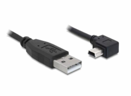 DeLOCK 82680 USB Kabel USB 2.0-A Stecker zu USB mini-B 5pin Stecker gewinkelt 0,5 m
