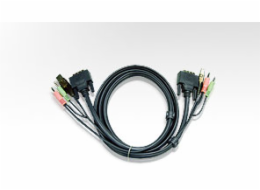 ATEN KVM DVI, audio sdružený kabel k CE, CS-261/1642-4 USB, 3m