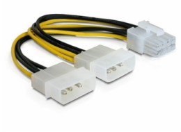 Delock Power Adapter pro PCI Express karty z 2x 5,25" na 8-pin