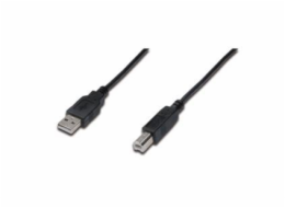 Kabel USB Assmann USB-A - micro-B 1 m Czarny (AK-300102-010-S)