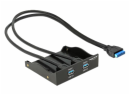 DeLOCK USB 3.0 Front Panel 2-Port - lagr