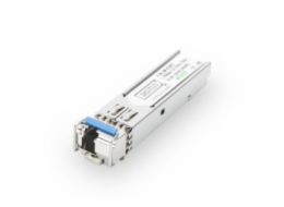 DIGITUS 1.25 Gbps BiDi WDM SFP Module, Up to 20km, Singlemode, LC Simplex Connector 1000Base-LX, Tx1310nm/Rx1550nm