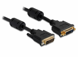 Delock prodlužovací kabel DVI-I 24+5 samec/samice, 1m