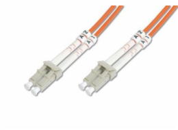 DIGITUS Fiber Optic Patch Cord, LC to LC, Multimode, OM2, 50/125 µ, Duplex Length 3m