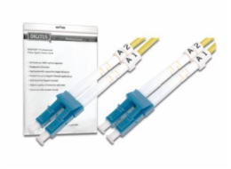 DIGITUS Fiber Optic Patch Cord, LC to LC, Singlemode, OS1, 09/125 µ, Duplex Length 10m