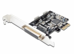 DIGITUS PCIexpress card 2xSeriell DB9 int. 1xParallel-Port DB25 ext. MCS9901 Chipset