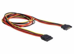 Delock SATA 15-pin - SATA 15-pin, 1m, vícebarevný (60133)