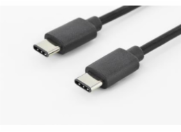 Digitus Připojovací kabel USB typu C na C, 1,0 m, 3A, 480 MB, verze 2.0, bl
