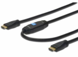 Digitus propojovací kabel s Aktivním zesílením HDMI High Speed Ethernet Ultra HD 24p,  20M