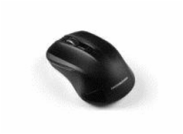 Modecom MC-WM9 bezdrátová optická myš, 3 tlačítka, 1200 DPI, USB nano 2,4 GHz, černá