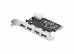 Digitus DS-30221-1 Digitus USB 3.0, 4 Port, PCI Express Add-On karta 4 porty A / F External, VL805 chipset