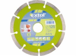 Kotouč diamantový řezný celoobvodový, 150x22,2mm, mokré řezání EXTOL-CRAFT