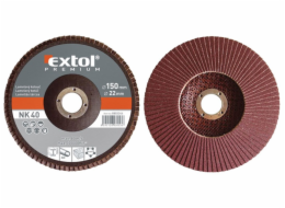 Kotouč lamelový šikmý, P40, 115mm, KORUND EXTOL-PREMIUM