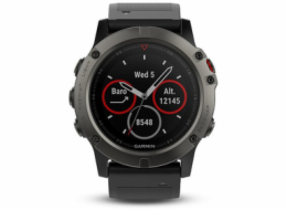 Garmin fenix5X Sapphire Gray Optic Black