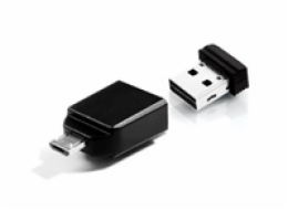 VERBATIM Flash Disk NANO 32 GB Store n Stay + micro USB OTG adaptér USB 2.0 černý