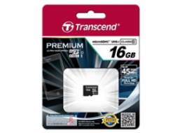 Transcend 16GB microSDHC UHS-I (Class 10) paměťová karta (bez adaptéru)