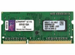 SODIMM DDR3 2GB 1600MHz CL11 SR X16 KINGSTON ValueRAM