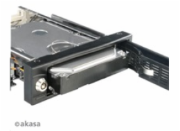 AKASA HDD box Lokstor M52, 1x 3.5" SATA HDD do 5.25" interní pozice, černá