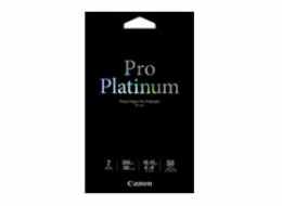 Canon fotopapír PT-101 Photo Paper PRO Platinum - 10x15cm (4x6inch) - 300g/m2 - 50 listů - lesklý