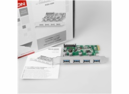 SUPERMICRO AXAGON PCEU-430V (4x USB 3.0, PCIe x1)