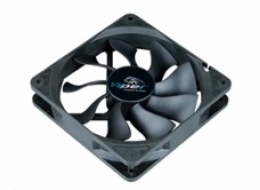 AKASA ventilátor Viper, Black Fan 12cm, 120x120x25mm, HDB, 4 pin PWM