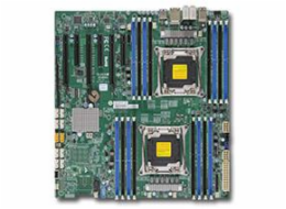 SUPERMICRO MB 2xLGA2011-3, iC612 16x DDR4 ECC,10xSATA3,(PCI-E 3.0/3,2(x16,x8)PCI-E 2.0/1(x4),Audio,2x LAN