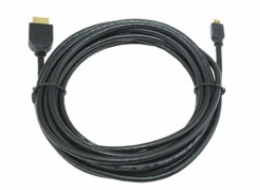 Gembird kábel HDMI (M) na micro HDMI (M), 3m, čierny