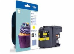 BROTHER INK LC-123Y yellow cca 600