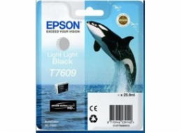 EPSON ink čer ULTRACHROME HD "Kosatka" - Light Light Black - T7609 (25,9 ml)