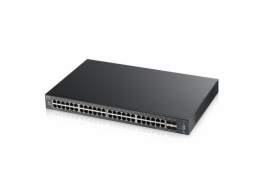 Zyxel XGS2210-52, 52-port Managed Layer2+ Gigabit Ethernet switch, 48x Gigabit metal + 4x 10GbE SFP+ ports, L2 multicast