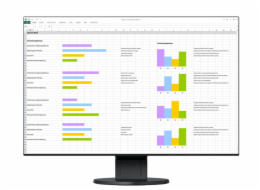 EIZO MT 24" EV2456-BK FlexScan, IPS, 1920x1200, 350nit, 1000:1, 5ms, DisplayPort, HDMI, DVI-D, D-sub, USB, Repro, Černý