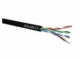 Venkovní instalační kabel Solarix CAT5E UTP PE Fca 305m/box